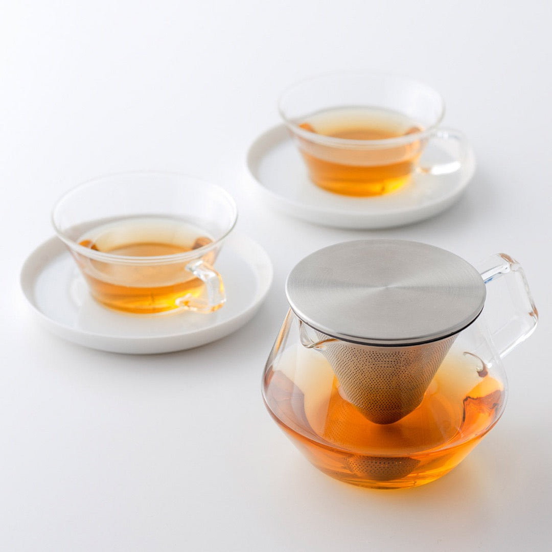 Kinto large glass Carat Teapot 850ml