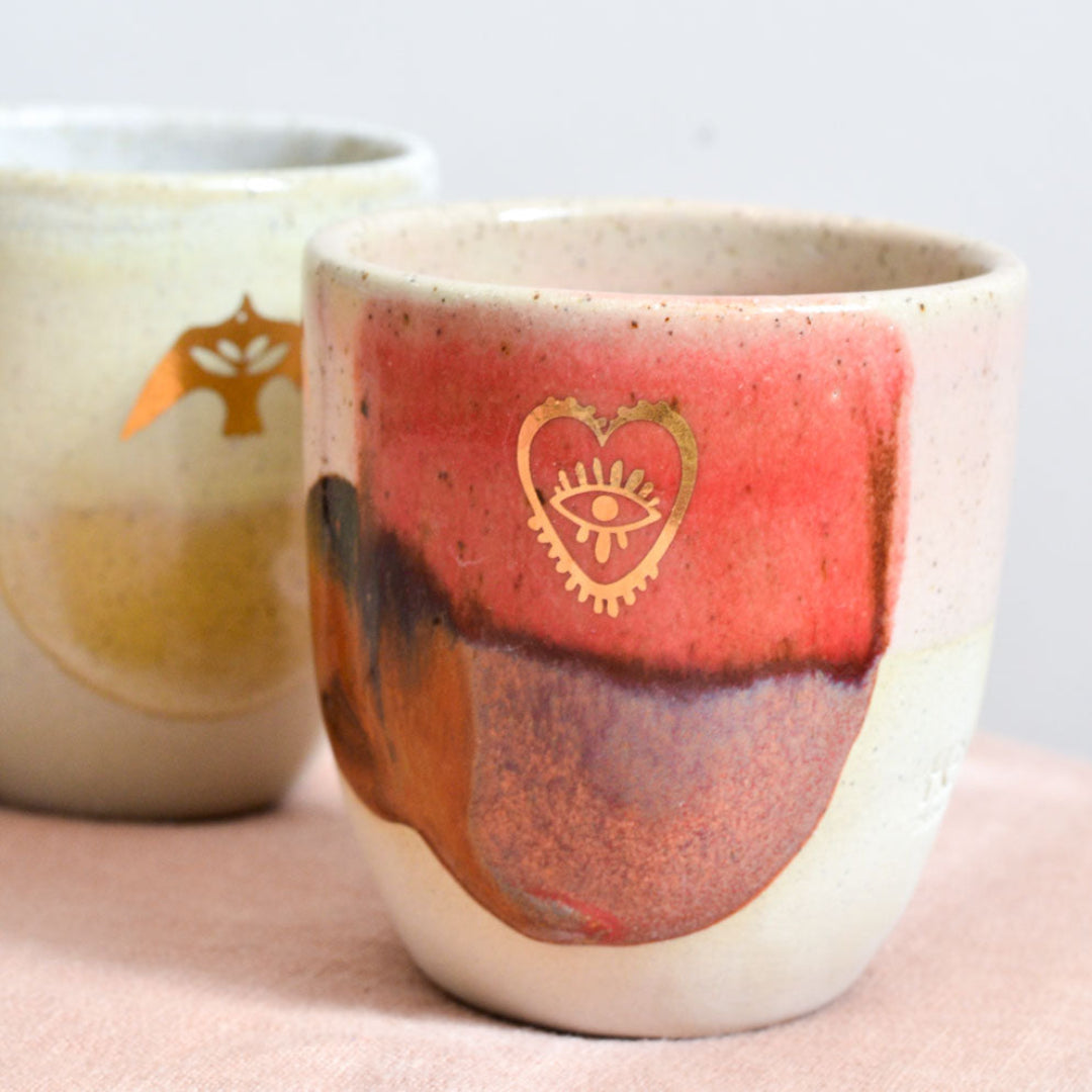 Heart Therapeutics Gold Icon Cups